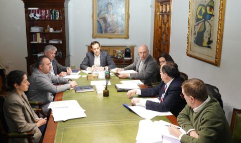 Reunión entre la Diputación de Valladolid y el Ayuntamiento de Arroyo.