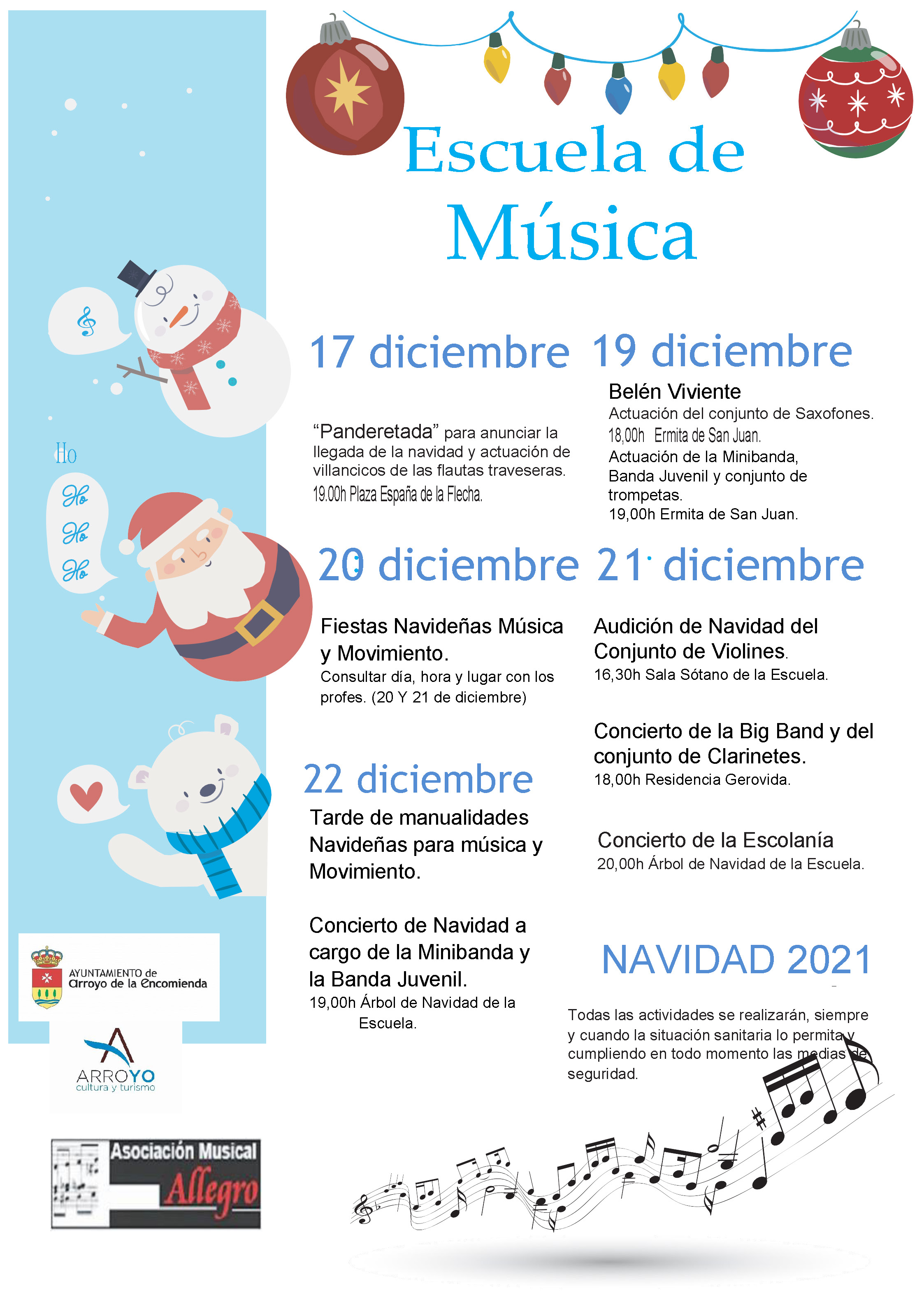 Programa de navidad - Escuela municipal de Música