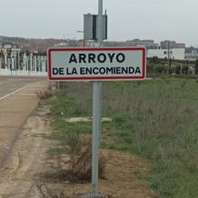 Señal de entrada a Arroyo de la Encomienda.