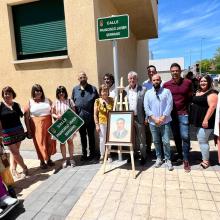 Inaugurada la calle Francisco Javier Serrano Vian en homenaje al que fuera alcalde de Arroyo entre 1991 y 1995