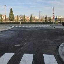 Concluyen las obras de mejora en el cruce de la calle Parque Empresarial y la avenida de Salamanca