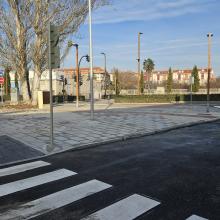 Concluyen las obras de mejora en el cruce de la calle Parque Empresarial y la avenida de Salamanca