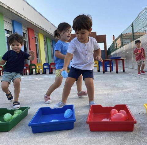 Alumnos de la Escuela Infantil Municipal 'Mini Cole'.